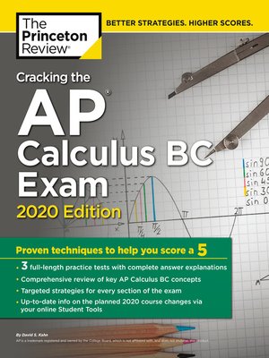 cover image of Cracking the AP Calculus BC Exam, 2020 Edition